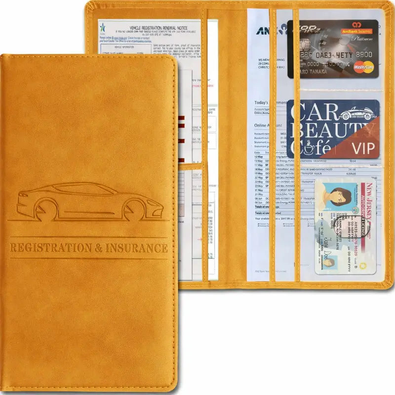 Registration and Insurance Card Holder